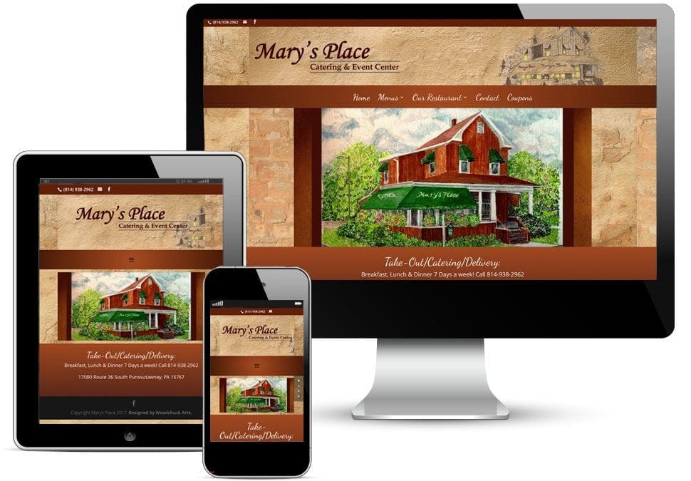 Mary’s Place Restaurant Website