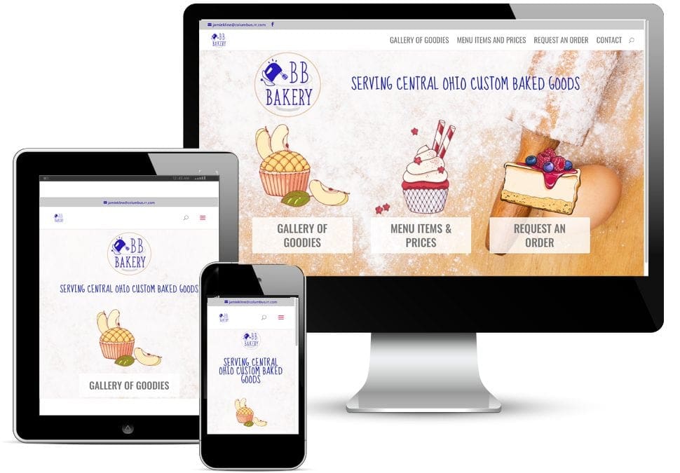 BB Bakery Website Design