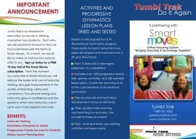 Tumbl Trak Tri-Fold Brochure