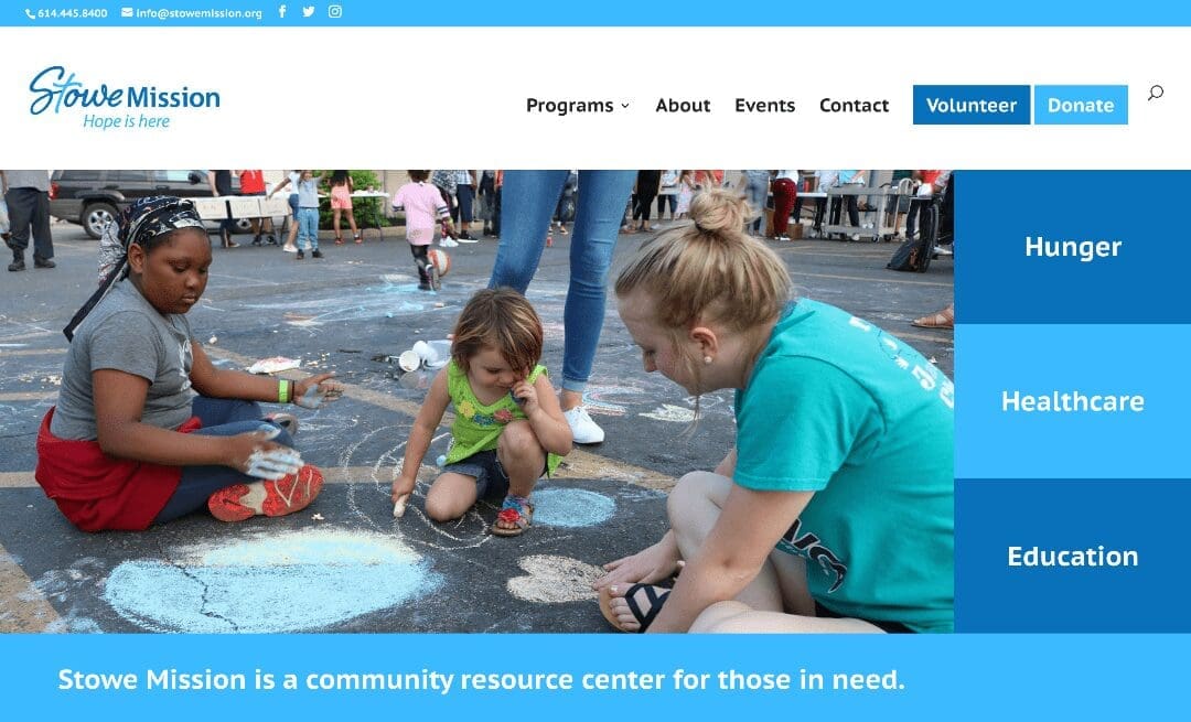 Client Spotlight: Hope is Here with Stowe Mission!