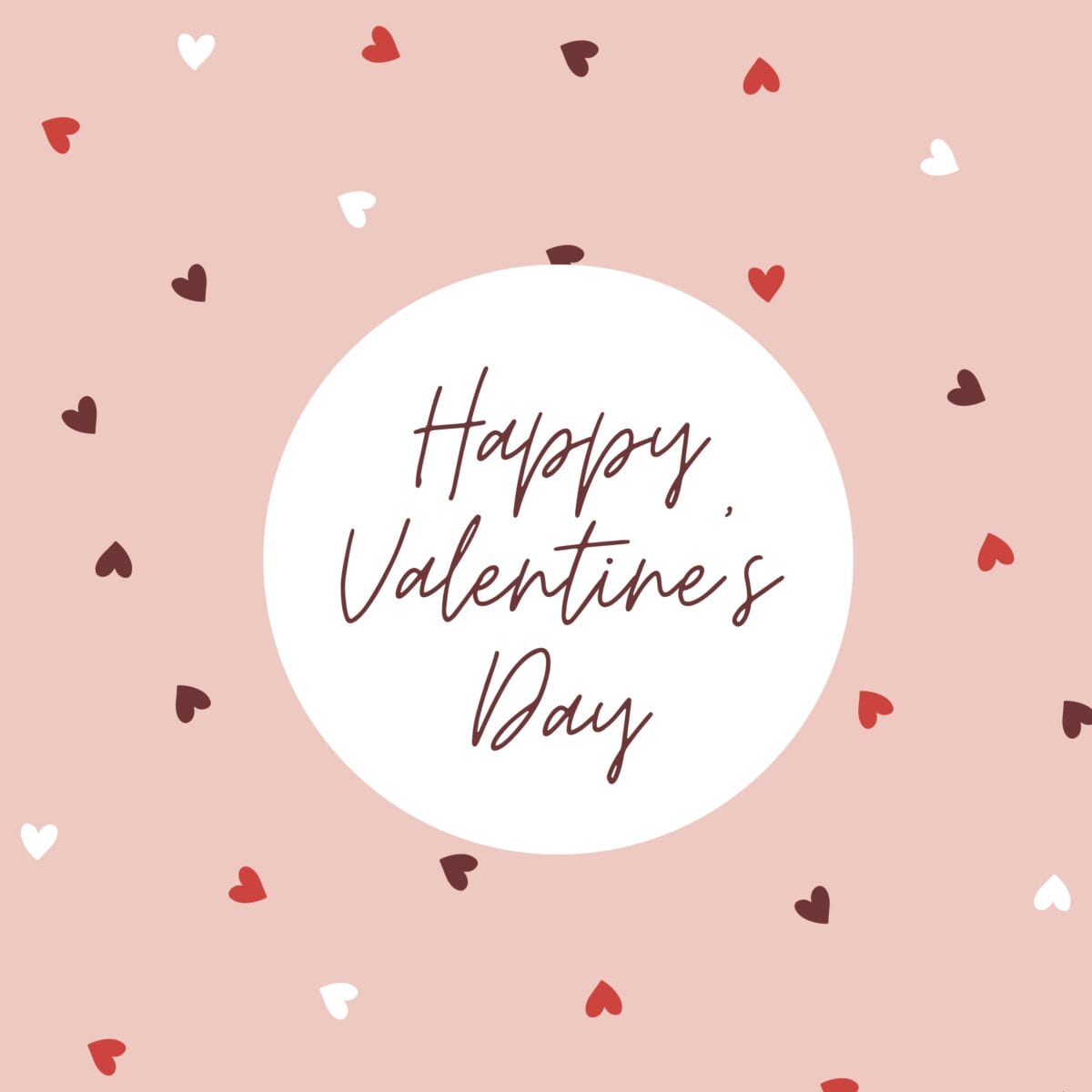 chocolate pink valentines post